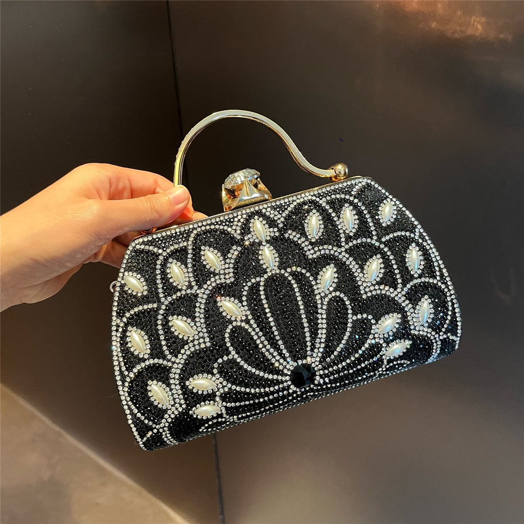 Luxury fashion party Attainable HandBag full stone craved for Women's - Acquisti Online