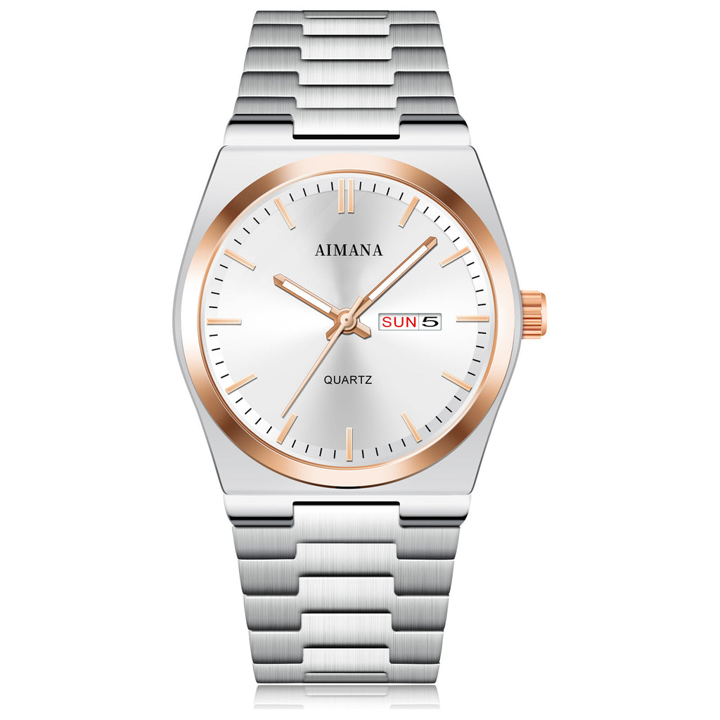 Aimana Business Luminous Quartz Watch Ultra-thin Men's Waterproof Luminous Quartz Watch