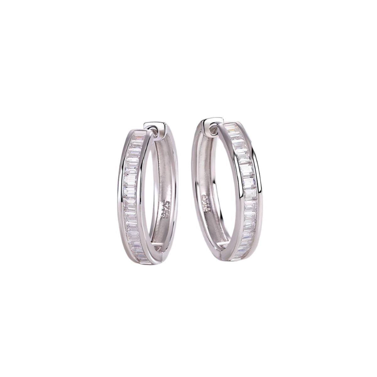 The Dawn Of Luxury Fashion Diamond Earrings Earrings Studded With Mosan Diamond Silver Jewelry