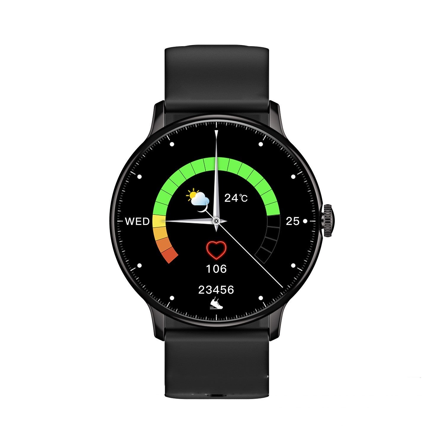 Smartwatch Gezondheidszorg Fitness Track Amoled Display Bluetooth BT Oproep Hartslag NFC Multi-Soprts Mode Sport Smartwatch