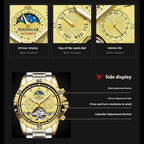 POEDAGAR Man Luxury Automatic Tourbillon Waterproof Steel Band Watch - Acquisti Online