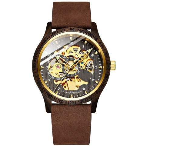 Orologio meccanico completamente automatico impermeabile e alla moda