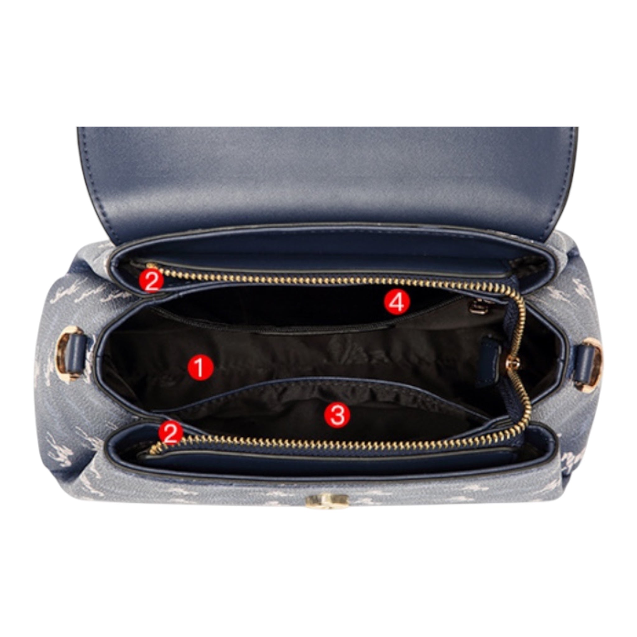 Modieuze schoudertas voor dames, hoogwaardige stof, ritsvak, crossbodytas met magnetische gesp, dameshandtas