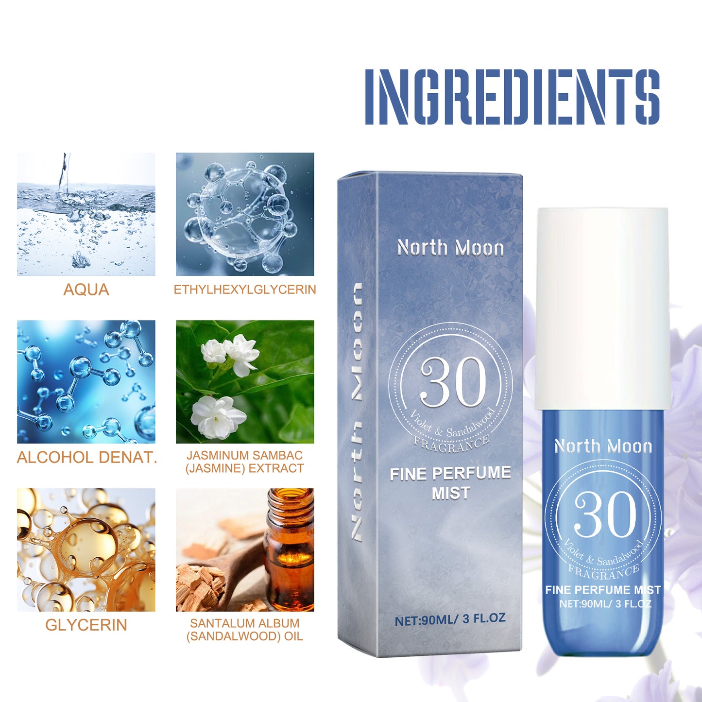 Fresh Light Fragrance Behind Ears And Wrist Lasting Charm Perfume