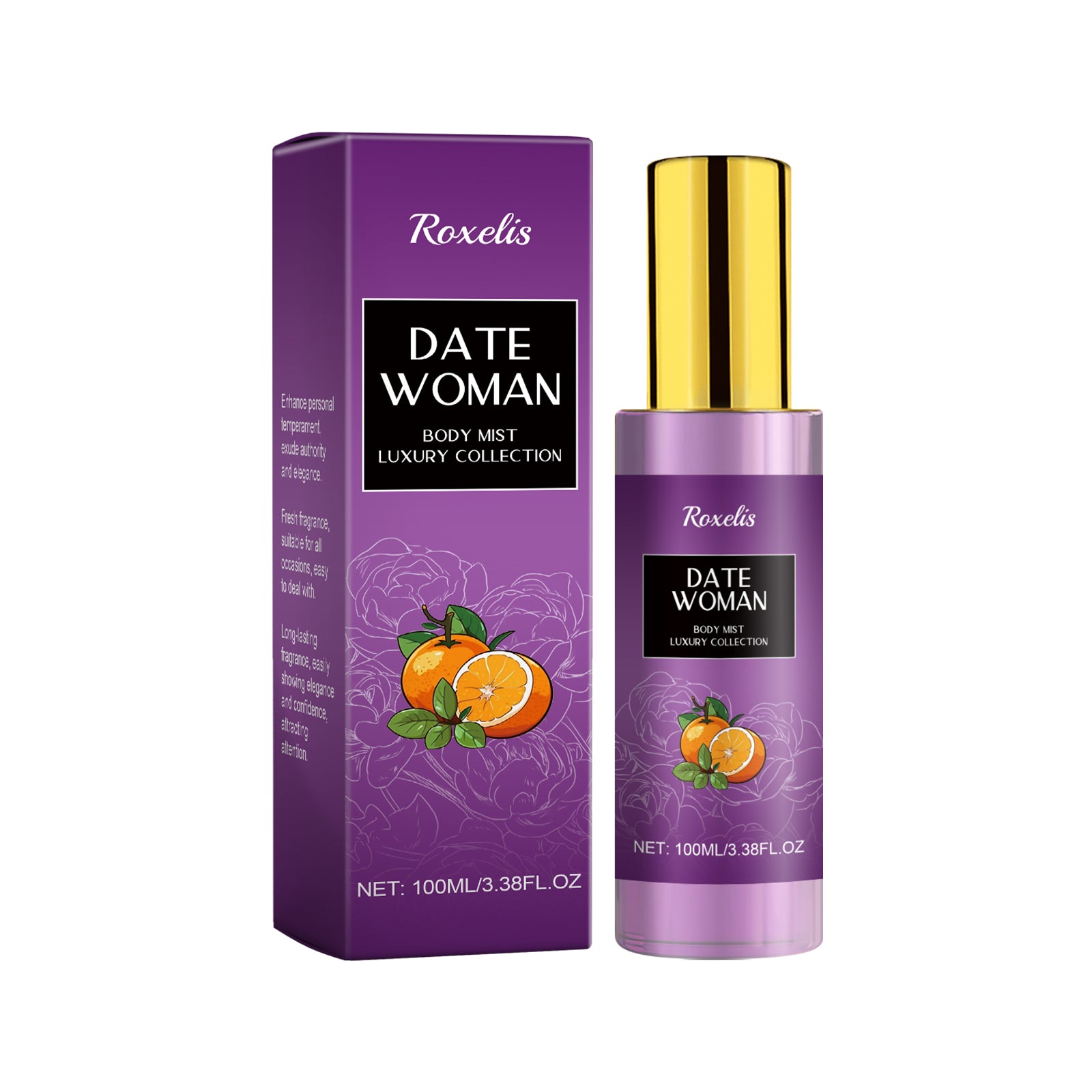 Roxelis Body Mist 100ml Women Perfume Long Lasting Elegant Scent Light Niche Fragrance Luxury Women's Perfumes - Acquisti Online