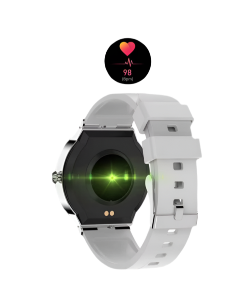 Orologio intelligente Bluetooth da donna con monitoraggio della salute, frequenza cardiaca, promemoria intelligenti, orologio intelligente da donna