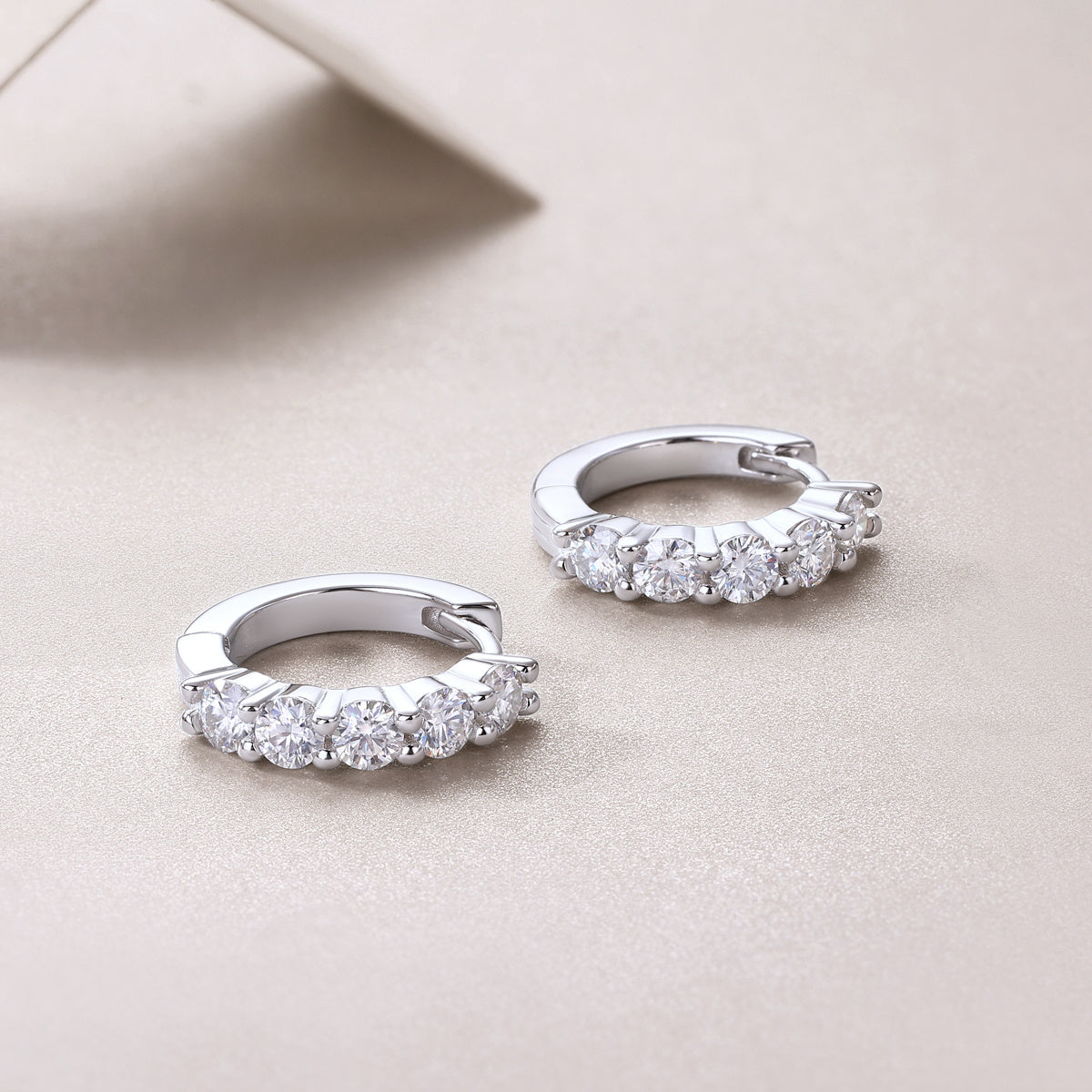 Dawn Diamond Set met Moissanite Zilveren Oorbellen Luxe Mode Diamanten Oorbellen Stud Oorbellen 