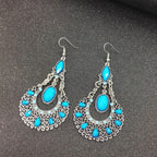 Bohemian water droplets tassel earrings - Acquisti Online