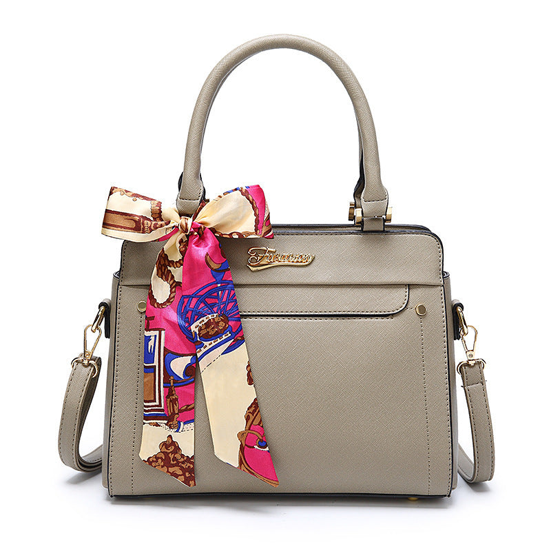Women Handbag PU Large Capacity Women Shoulder Bag Cross pattern Kelly bag women's portable Shoulder bag