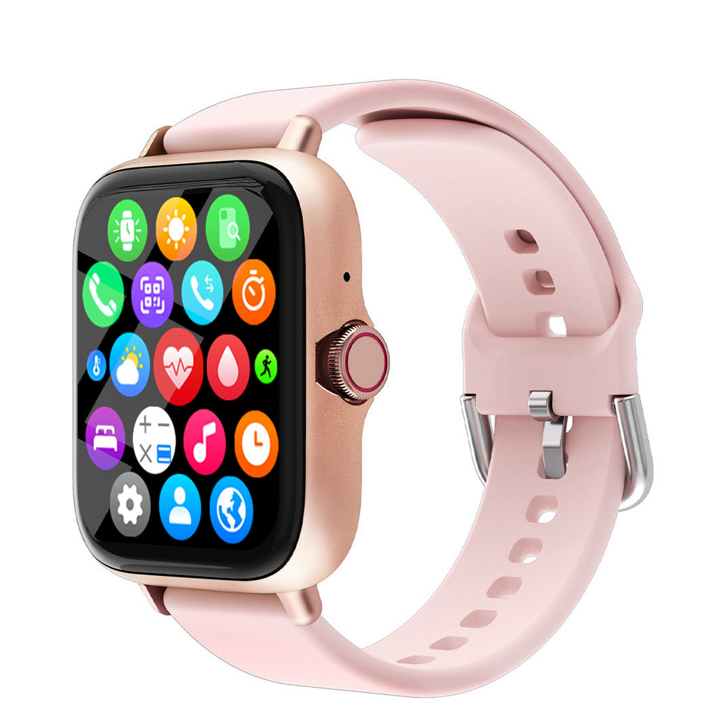 Orologio intelligente con cardiofrequenzimetro, pressione sanguigna, braccialetto sportivo