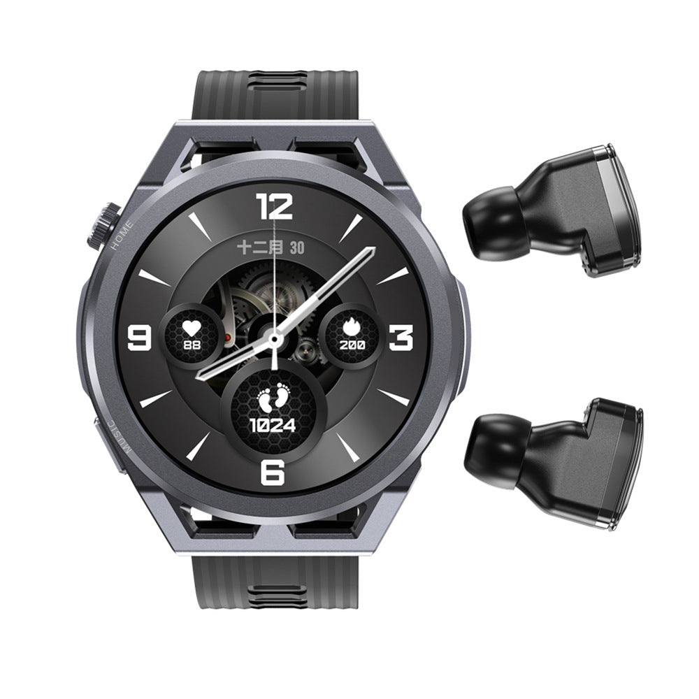 Orologio intelligente con auricolari Tws Bluetooth BT, chiamata, monitoraggio del fitness, pagamento NFC, monitoraggio della salute, modalità multi-sport, orologio intelligente