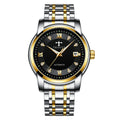 TRSOYE Heren Mechanisch Horloge Waterdicht Automatisch Hoogwaardig Zakelijk Lichtgevend Kalenderdisplay