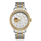 Fashionable Double Hollow Mechanical Watch Diamond High-end Men Mechanical Watch - Acquisti Online