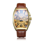 SEWOR Men's Tourbillon Moon Phase Mechanical Automatic Wrist Watch