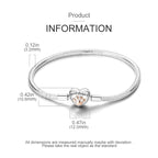 White copper plated 925 silver Panjia DIY pendant beads for making snake bone chains