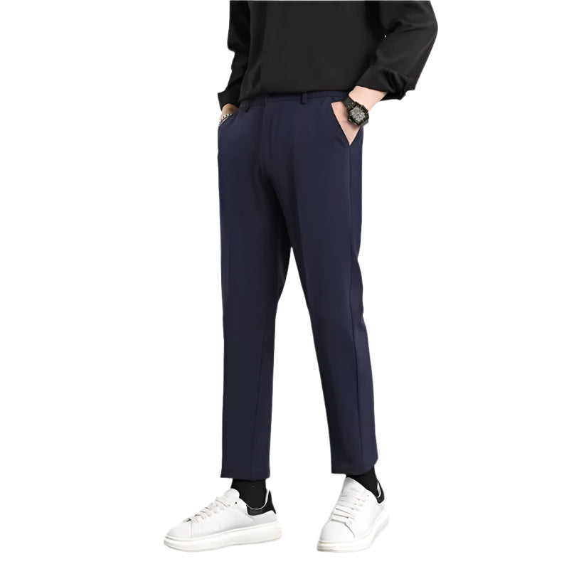 Men's Fashion Ankle-length Slim-fit Casual Pants
