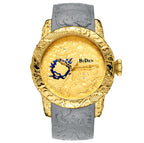 Biden Women's Luxury Design Quartz Watches Fashion 3D Engraved Dragon Relogio Masculino Luxury Women's Quartz Watch