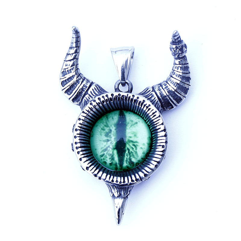 Split Ghost Eye Pendant Hipster Retro Nacklaces