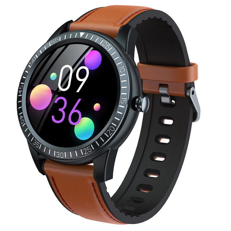 Orologio intelligente Bluetooth con chiamata, riproduzione, frequenza cardiaca, monitoraggio del sonno, orologio intelligente sportivo