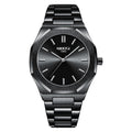 NIBOSI 2520 Stainless Steel Watch with Japanese Movement Back Chronograph Formal Men's Watch