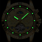 POEDAGAR Man Luxury Automatic Tourbillon Waterproof Steel Band Watch - Acquisti Online