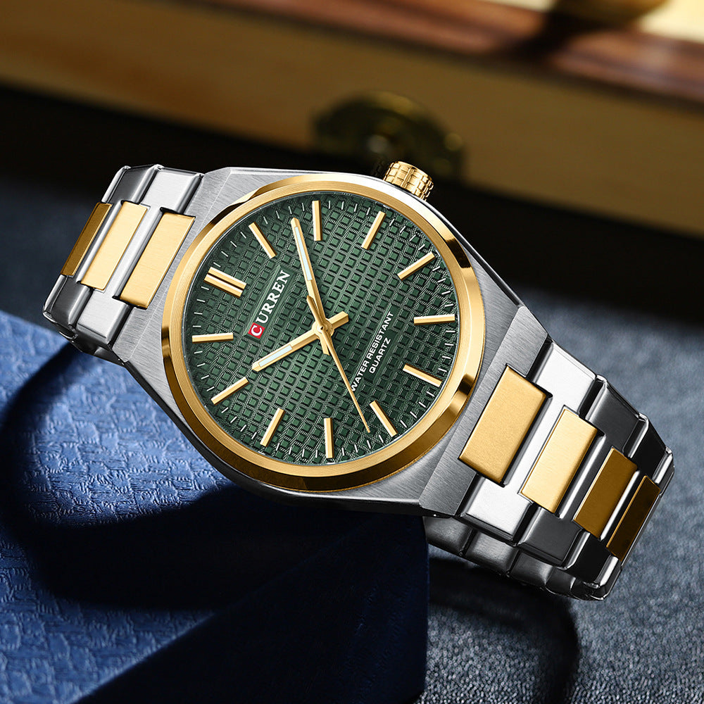 Men's Simplicity Grid Quartz Business  Men's Watch
