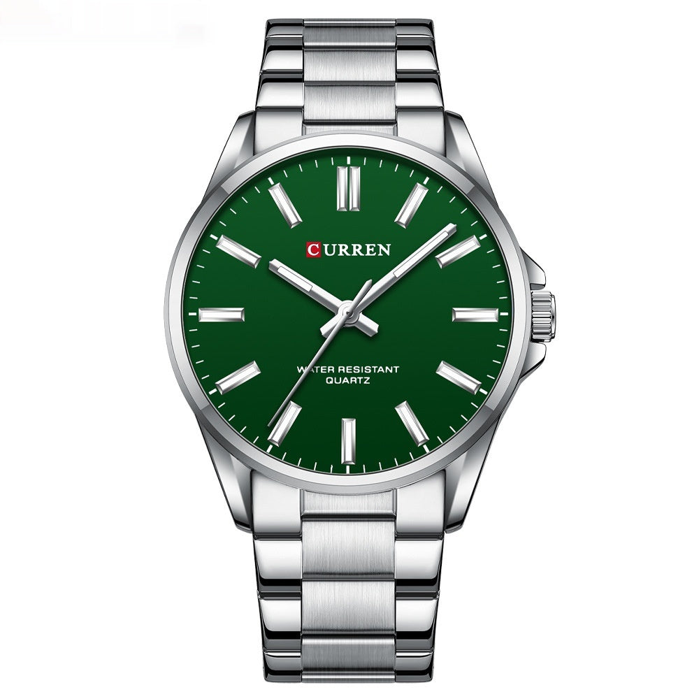 CURREN Fashion Brand Couple Watch Simple Quartz Stainless Steel Band Wristwatch Casual Business Couple Watch
