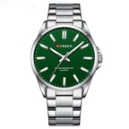 CURREN Fashion Brand Couple Watch Simple Quartz Stainless Steel Band Wristwatch Casual Business Couple Watch