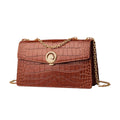 Damesmode High-end Trend Schoudertas Grote Capaciteit Originele Leren Schouderketting Strip Dames Crossbody Tas