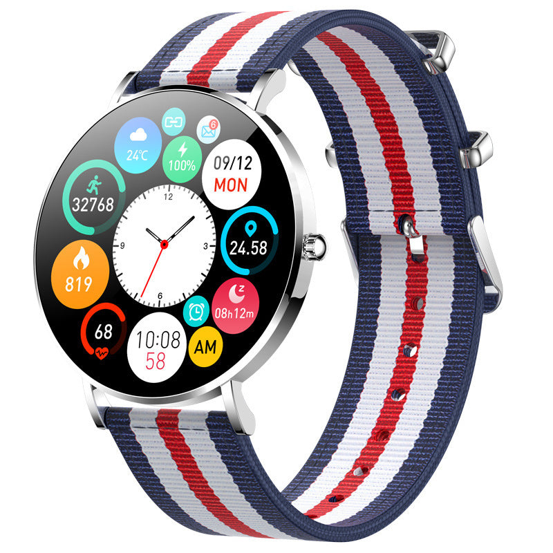 T8 Women's AMOLED Smart Watch Call Remind Ladies Physiologic Function Clock Sport Bracelet Health Track Waterproof Smartwatch
