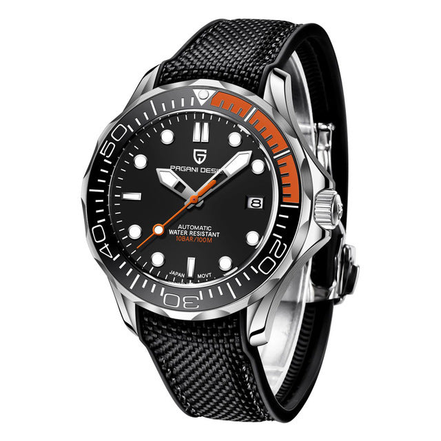 PAGANI DESIGN PD-1667 Man Automatic Steel Strap Sports Watch