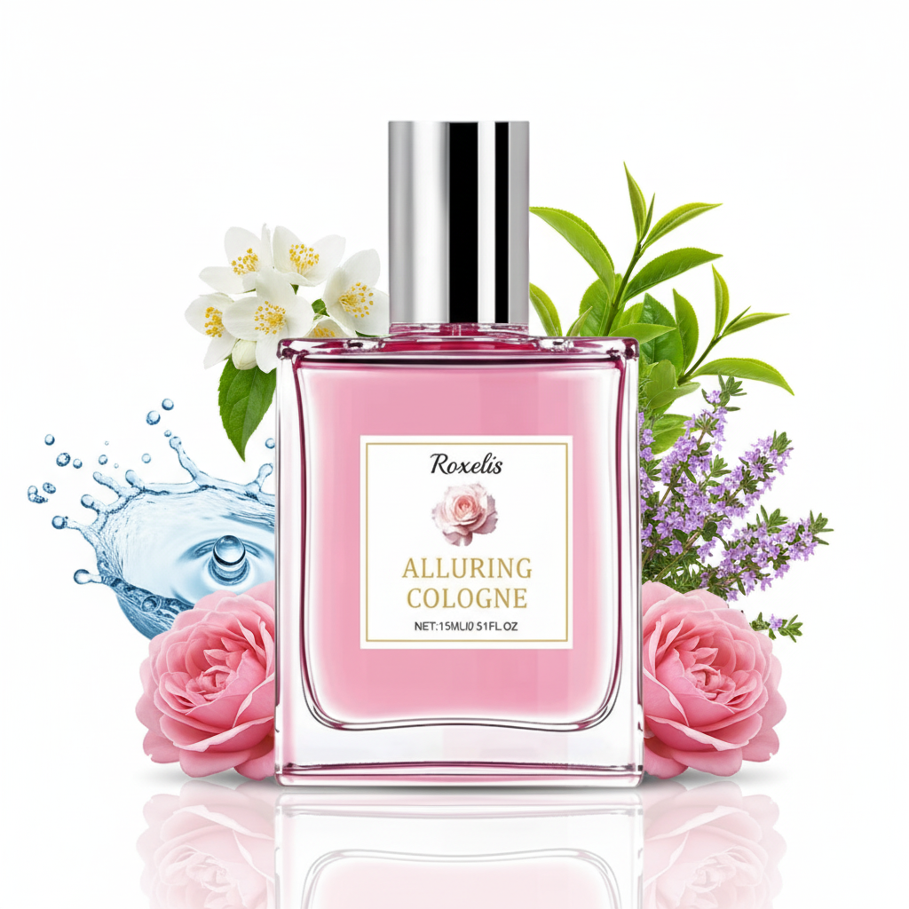 Roxelis Alluring Cologne 15ml Women Perfume Rose Perfume Long Lasting Fragrance Floral Botanical Fragrance Body Mist - Acquisti Online