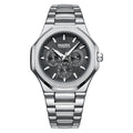 Orologio da polso da uomo di lusso personalizzato Mark Fairwale, classico, in acciaio inossidabile, impermeabile, al quarzo, 2024