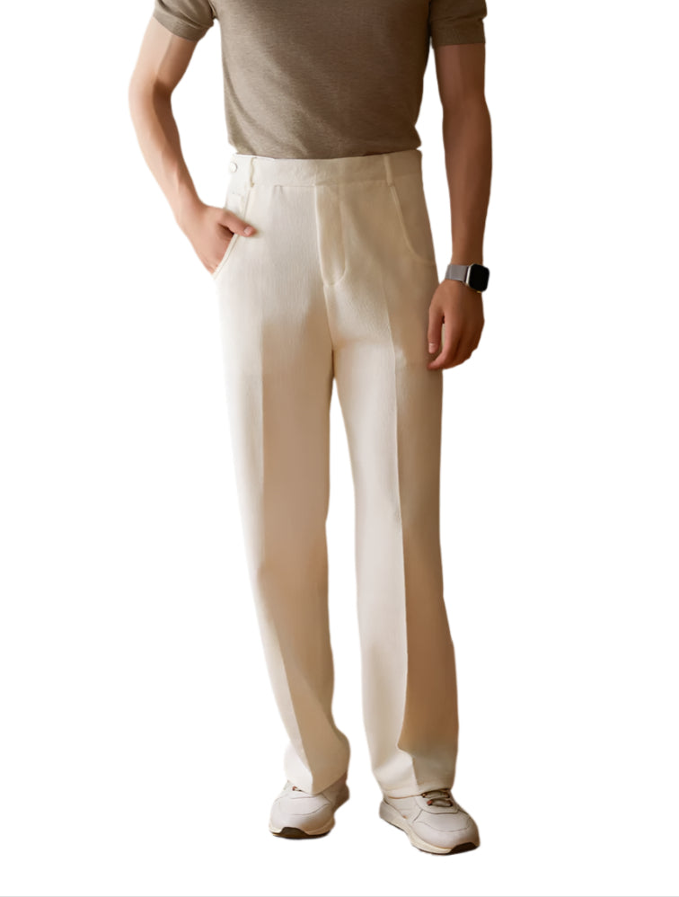 Fashion Straight Casual Long Pants Men's Thin