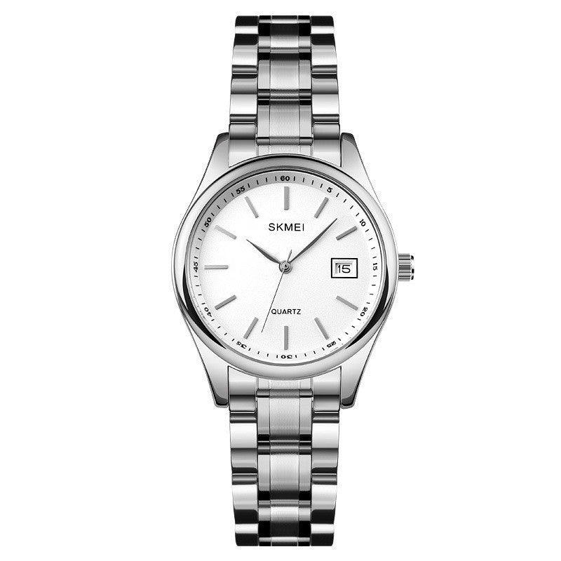 Skmei Couple Classic Luxury Watch Fashionable Stainless Steel Couple Quartz Watch Waterproof Top Brand Quartz Watch