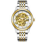 Orologio meccanico Jinlong impermeabile e luminoso da uomo, modello Burst