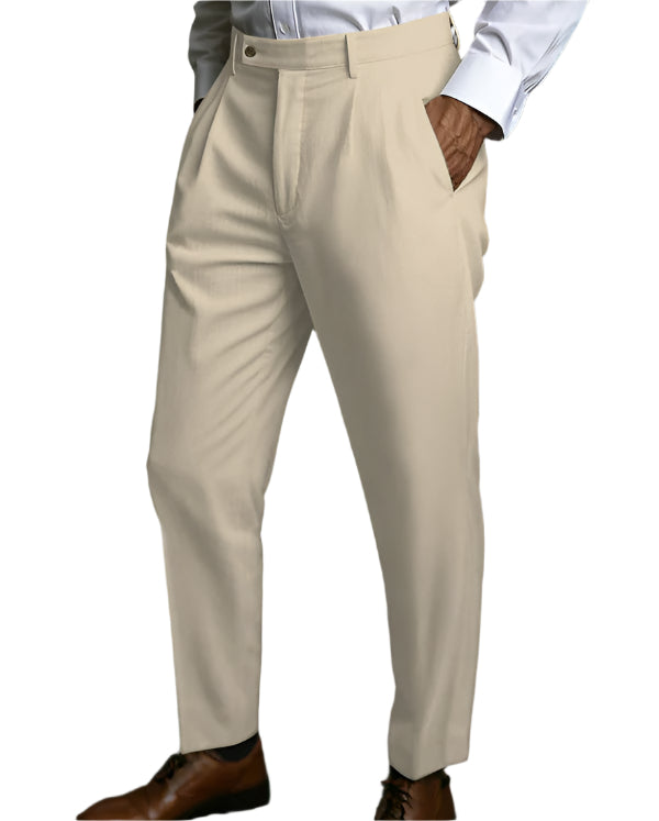 Men's Linen Pocket Flat Comfortable Breathable Trousers