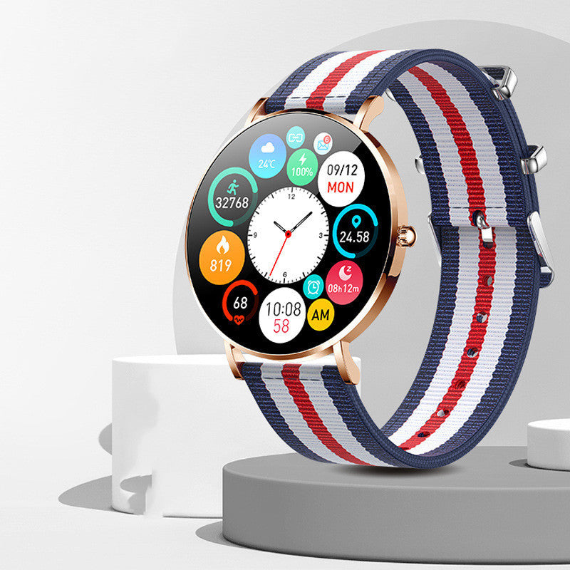 T8 Women's AMOLED Smart Watch Call Remind Ladies Physiologic Function Clock Sport Bracelet Health Track Waterproof Smartwatch