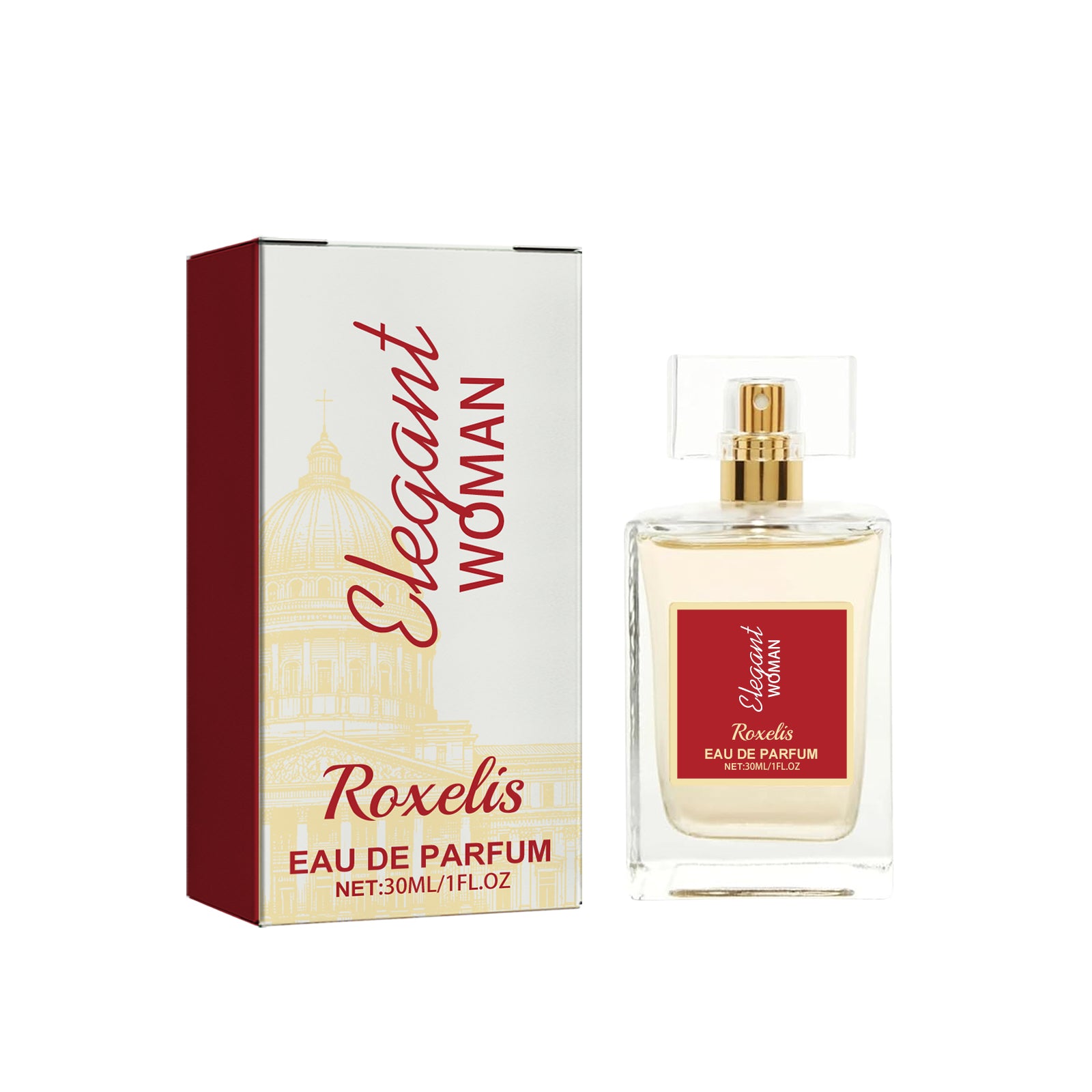Roxelis Elegant Woman Eau De Parfum 30ml Natural Fresh Niche Light Elegant Flower Fruit Long Lasting Women's Perfume - Acquisti Online