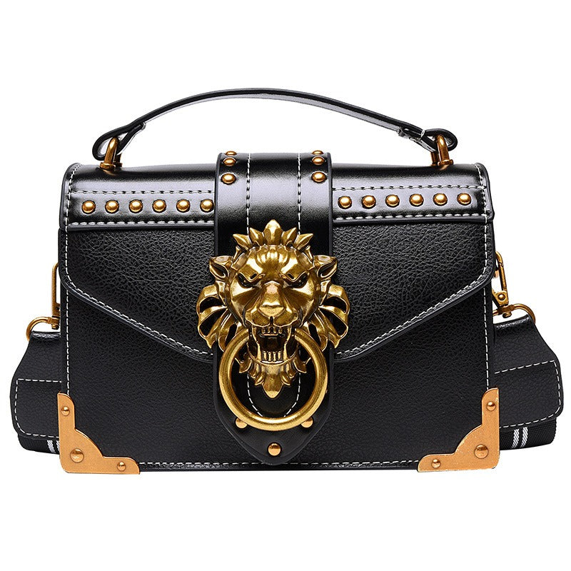 Retro PU handbag single shoulder crossbody small square bag crossbody bag - Acquisti Online