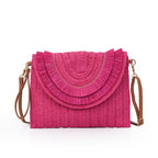 Fashion Woven shoulder bag Crossboday portable bag Straw Handbag Handmade Handbags Purse Straw Weaven Bags