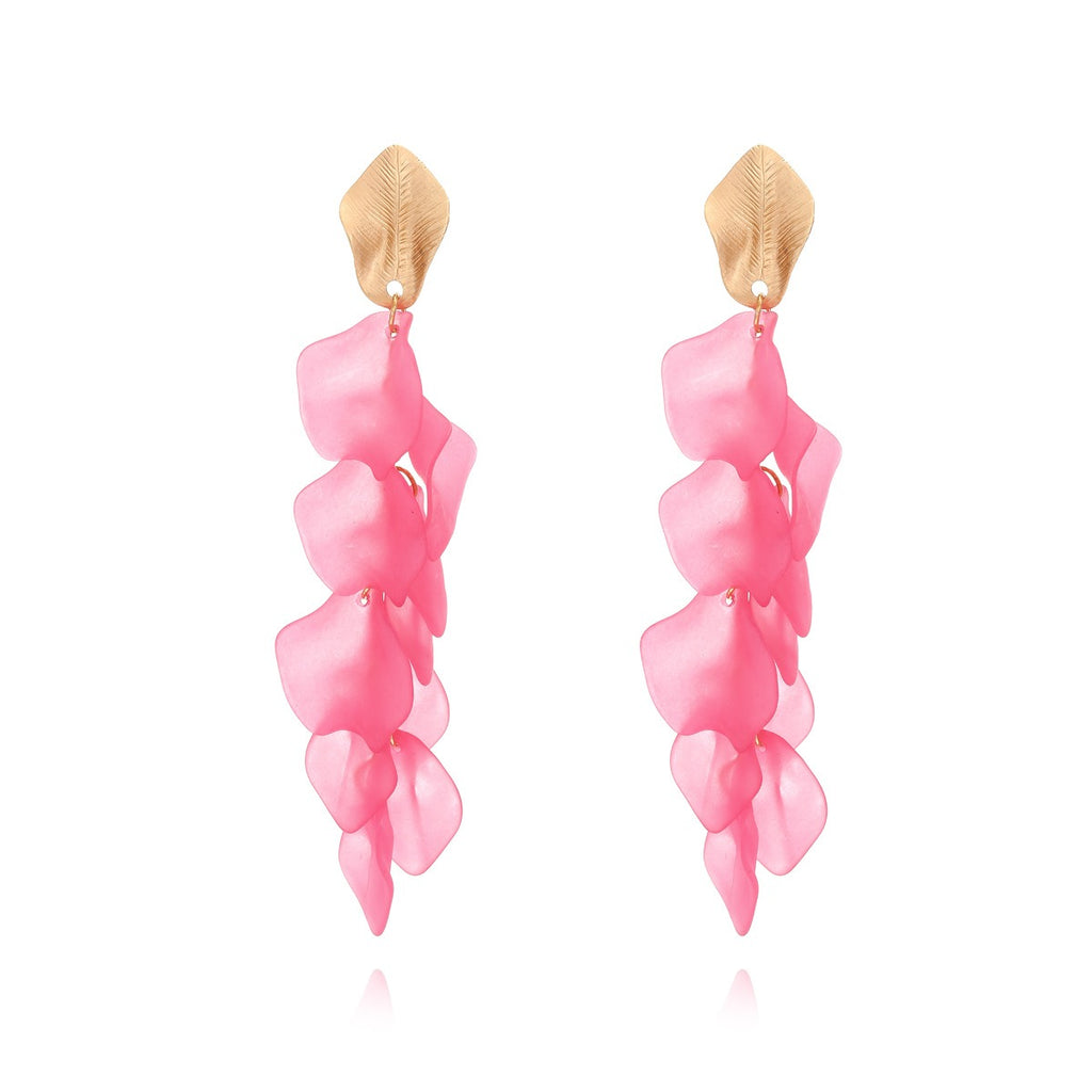 Tassel earrings exaggerate retro niche earrings for women