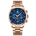 Orologi sportivi da uomo, orologio al quarzo multifunzionale e impermeabile