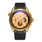 Orologio da uomo classico PAULAREIS meccanico automatico multifunzionale con nastro nottilucente