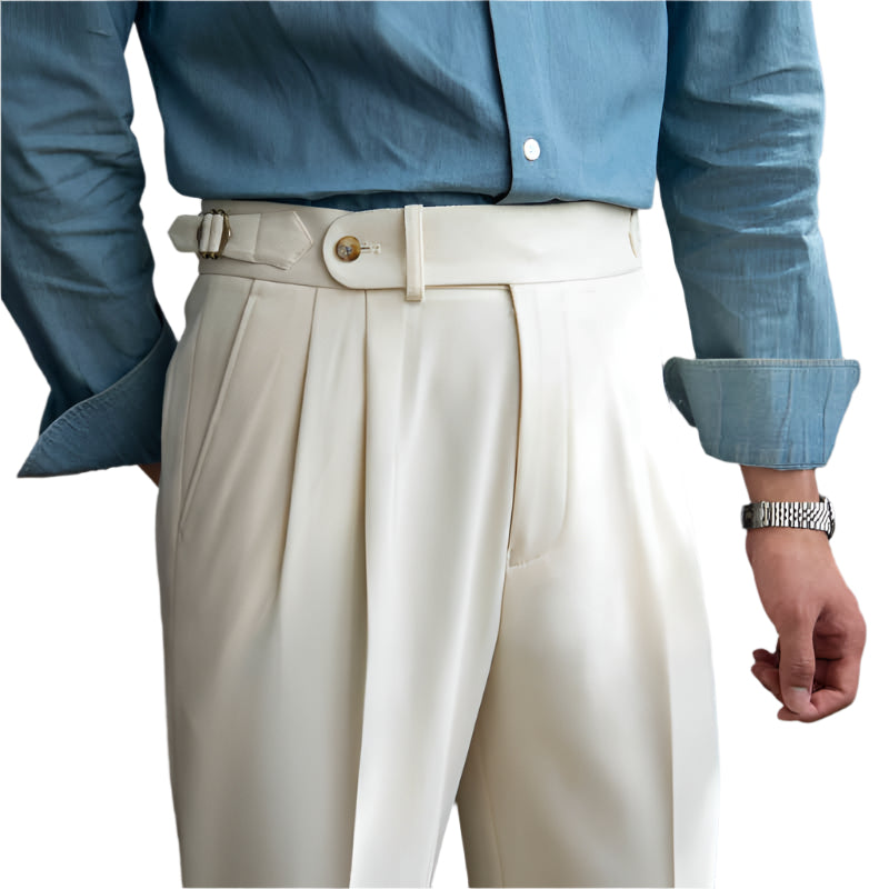Business Retro All-match Naples Draped Suit Men's Pants