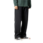 Men's Loose Drooping Cotton Terry Knitted Track Sweatpants