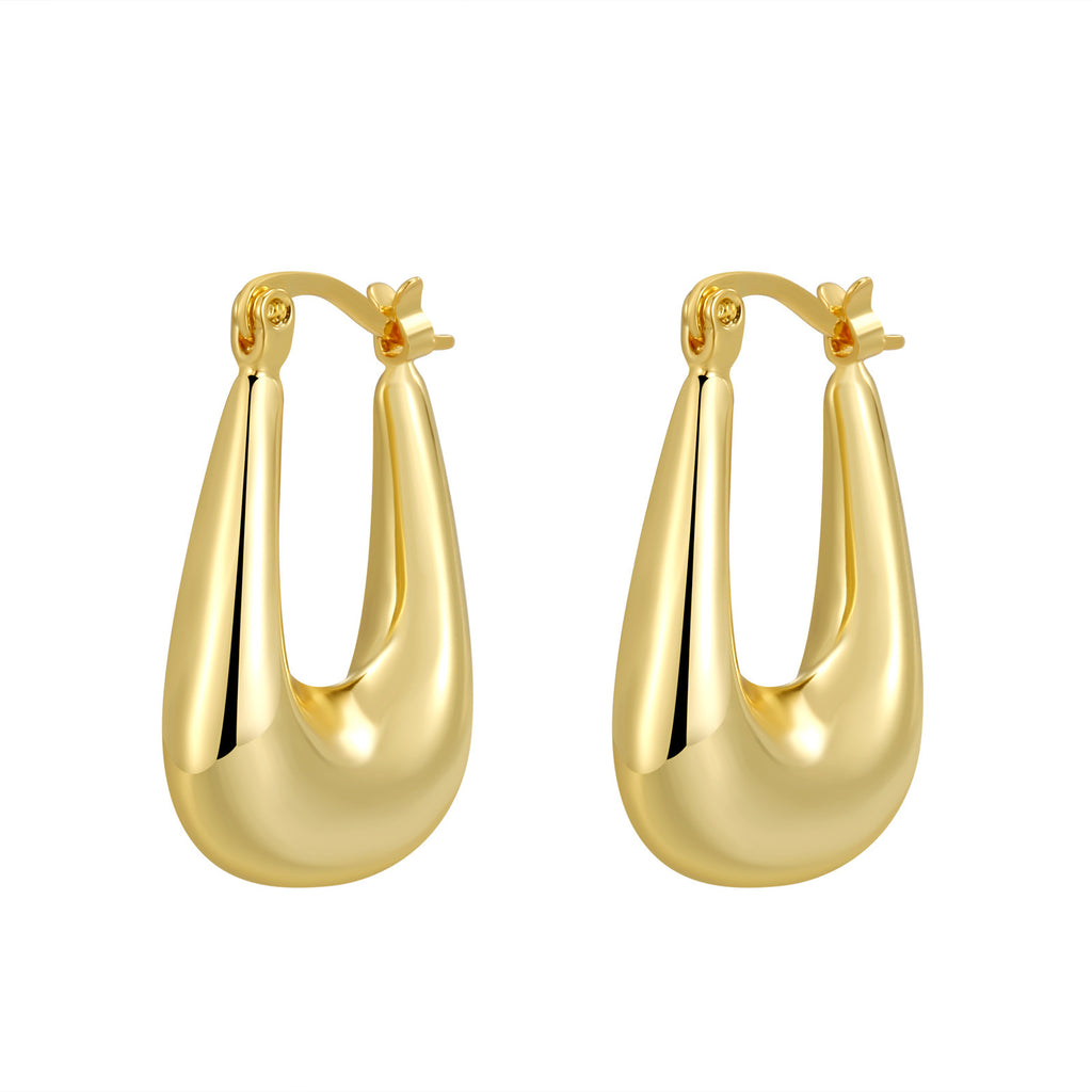 European And American Cold Scenery Surface U-shaped Ear Clip