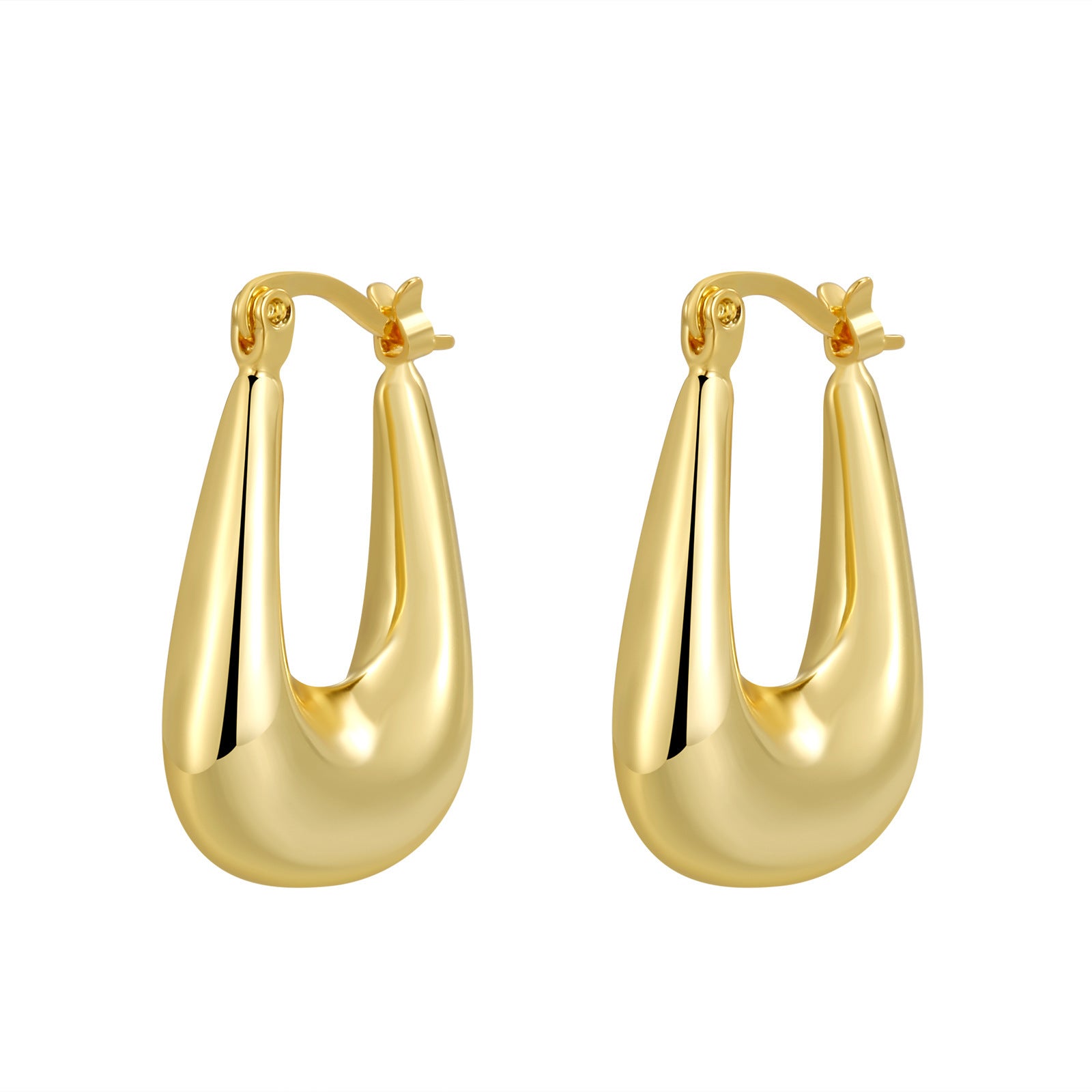 European And American Cold Scenery Surface U-shaped Ear Clip