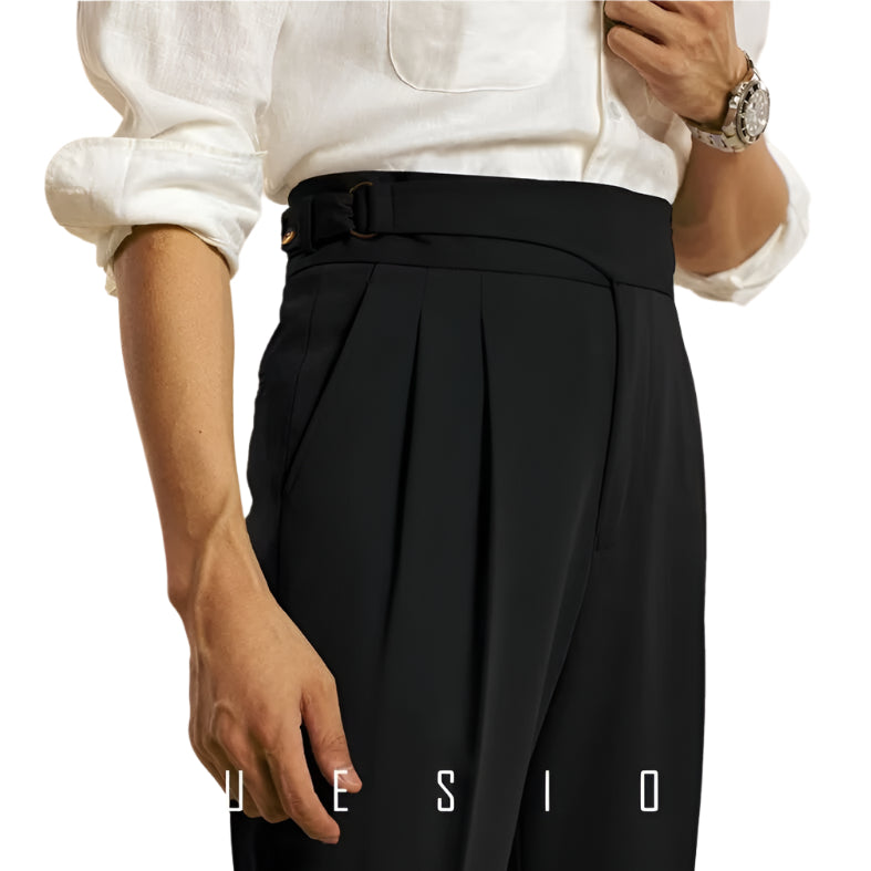 Men's Fashionable Business Casual Formal Pants Harem Men's Ninth Pants Fashion Draped Suit Men' Casual Pants - Acquisti Online