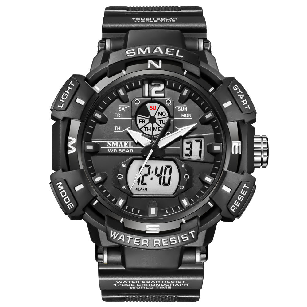 Herenhorloge Chronograaf Kalender Wekker Lichtgevend Buitenhorloge